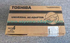 New Toshiba New Universal AC Power Adapter 19V 2.37A - Model: PA3822U